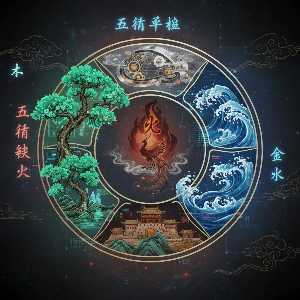 五行平衡 - 五行缺火